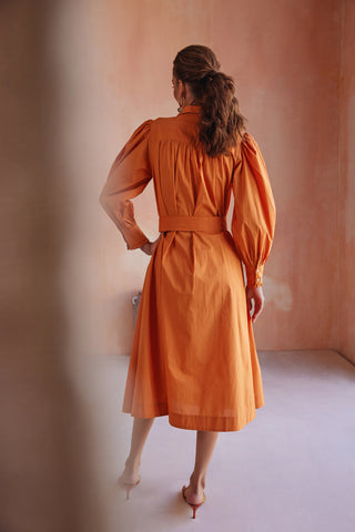 Sophie Orange Dress